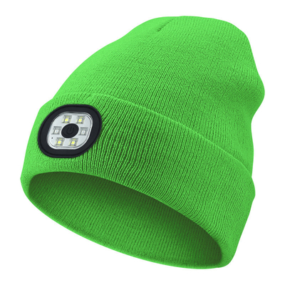 LED Lighting Knitted Hat Rechargeable Six Lights Beanie Hat