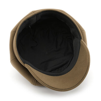 Brushed Fabric Plain Color Beret Outdoor Warm Protection Octangle Caps