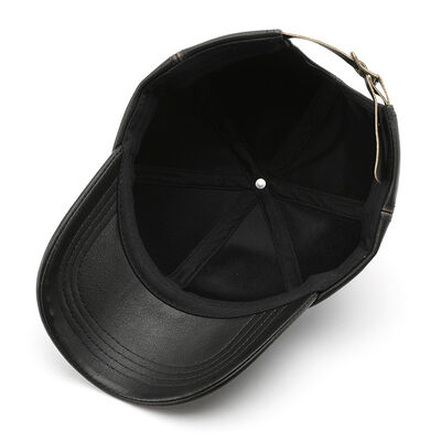 Fashional Classical Solid Color PU Baseball Cap